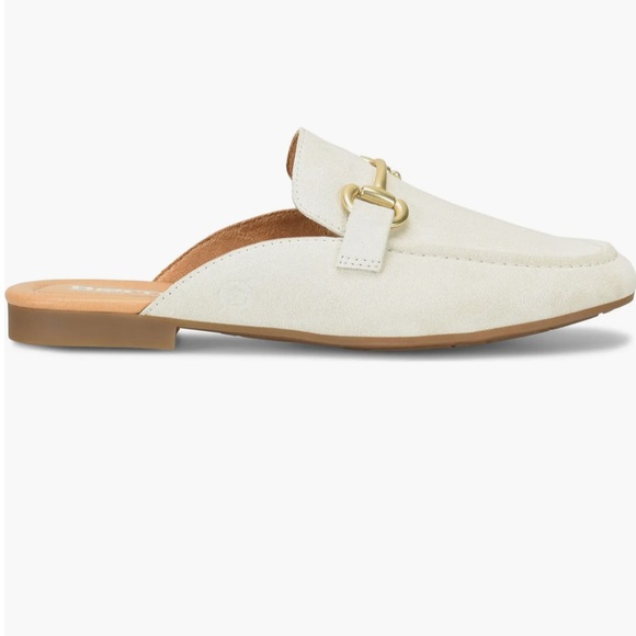 🌸BORN🌸 Size: Lareina Cream Suede Mule 11M - Picture 2 of 14
